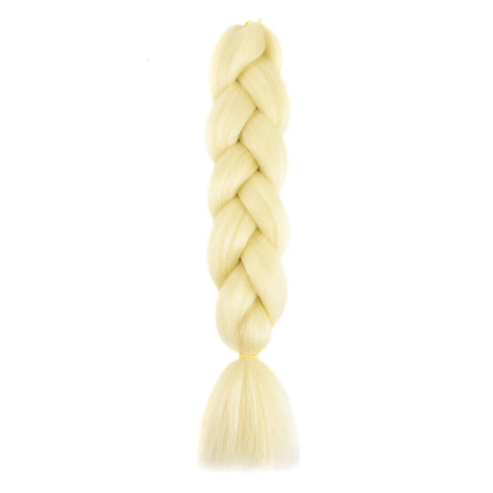 24 Inch Jumbo Braids Extensions – Synthetic Afro Ombre Kanekalon Hair for Children