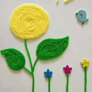 Multi-Color Kindergarten DIY Yarn Set – 160g Colorful Yarn Balls for Kids’ Crafts