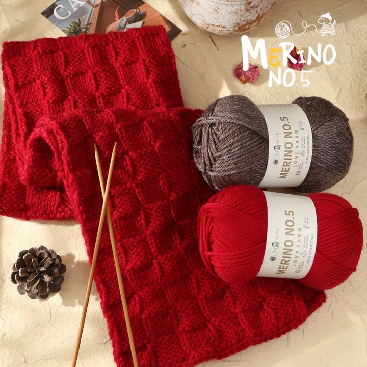 400g Alpaca Wool Blend Yarn Set (4 Pieces) – 245 Stick-Needle Medium-Thick Yarn for Sweaters, Coats, Scarves & DIY Crafts