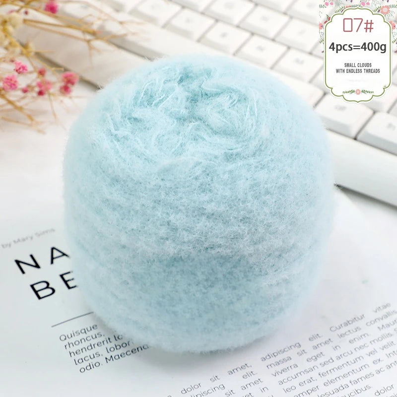 400g Soft Warm Knitting Yarn (4 Pack) – Medium Thick Yarn for Sweaters, Scarves, Hats & DIY Crafts