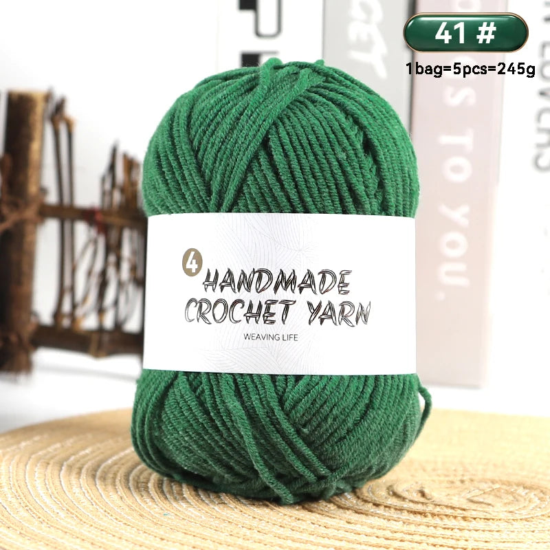 High-Quality 4-Ply Acrylic Yarn – Soft & Lightweight Knitting Yarn for Sweaters, Scarves, Coats, Gloves & DIY Crafts