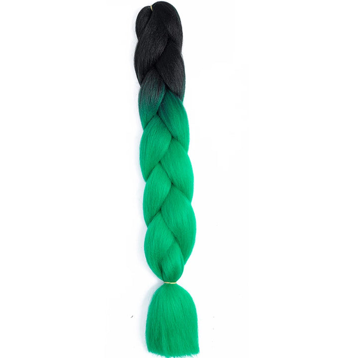 24 Inch Jumbo Braids Extensions – Synthetic Afro Ombre Kanekalon Braiding Hair for Children 22