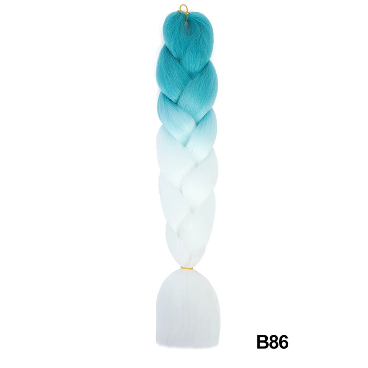 Synthetic 24 Inch 100g Ombre Jumbo Braiding Hair – Kanekalon Twist Extensions