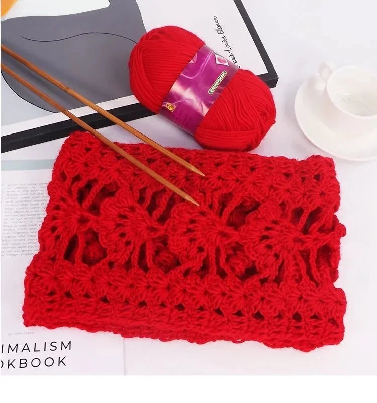 300g Gradient Long-Section Dyed Wool Yarn Set (3 Pieces) – Soft Hand-Knitting Yarn for Sweaters, Shawls, Hats & Scarves