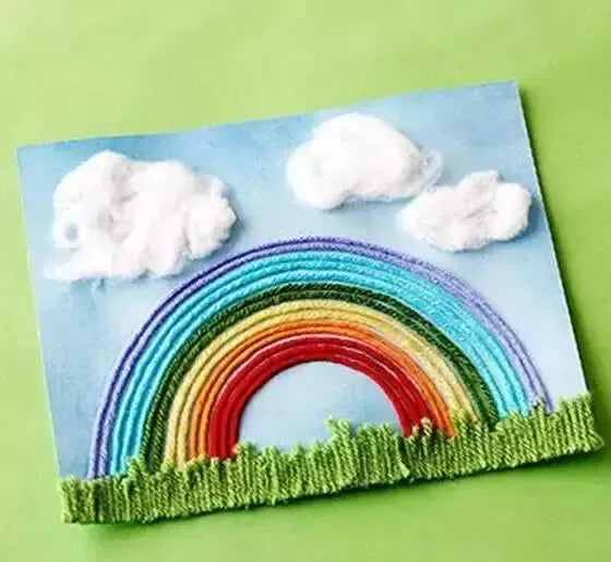 Multi-Color Kindergarten DIY Yarn Set – 160g Colorful Yarn Balls for Kids’ Crafts