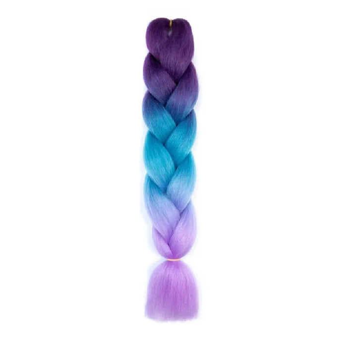 Synthetic 24 Inch Jumbo Braiding Hair – Afro Ombre Yaki Straight Crochet & Box Braids