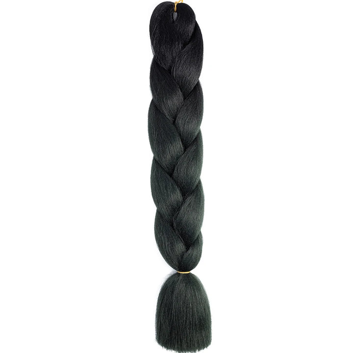 24 Inch Jumbo Braids Extensions – Synthetic Afro Ombre Kanekalon Braiding Hair for Children 22