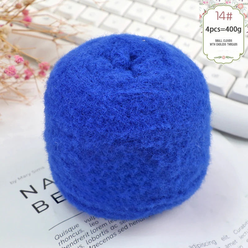 400g Soft Warm Knitting Yarn (4 Pack) – Medium Thick Yarn for Sweaters, Scarves, Hats & DIY Crafts