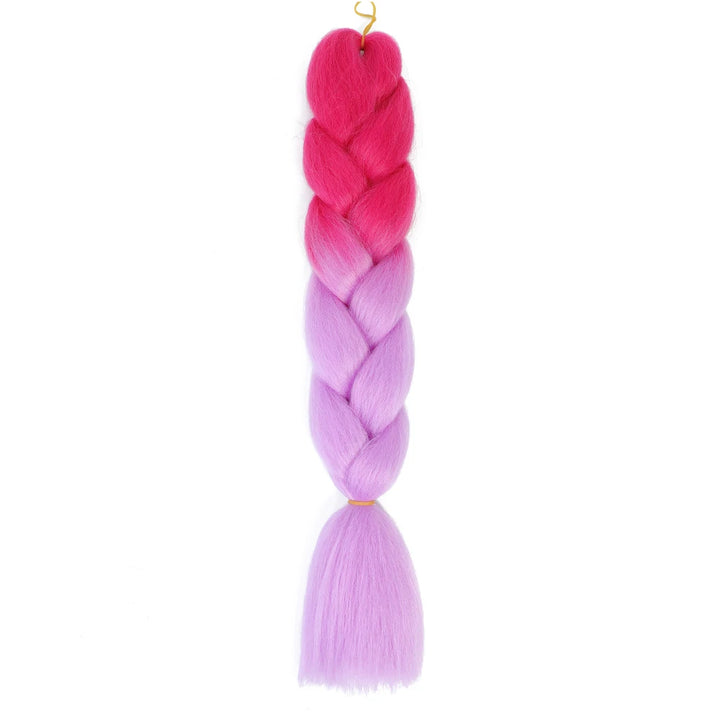 24 Inch Jumbo Braids Extensions – Synthetic Afro Ombre Kanekalon Hair for Children