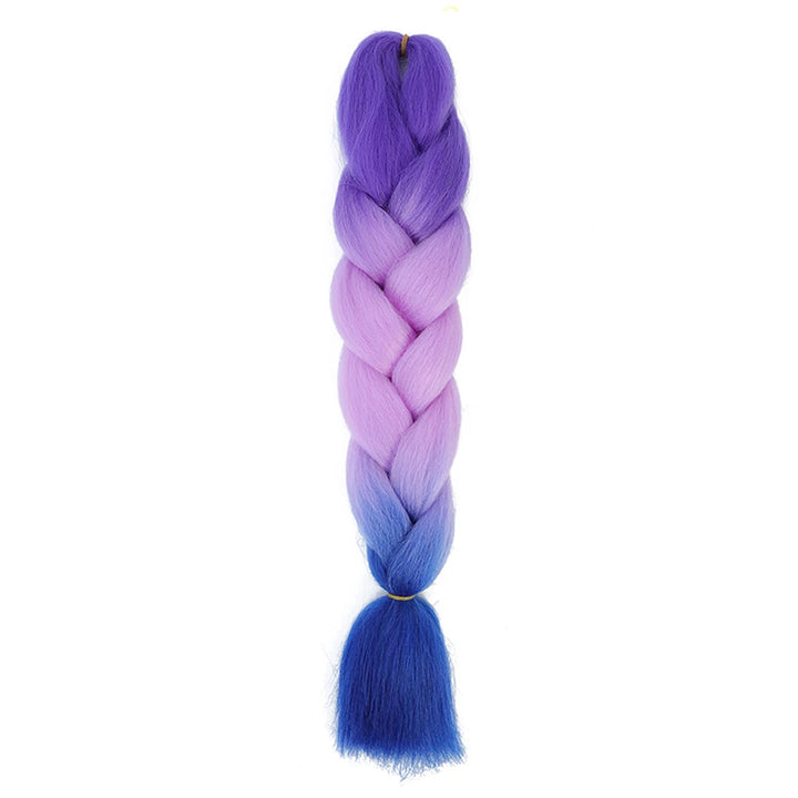24 Inch Jumbo Braids Extensions – Synthetic Afro Ombre Kanekalon Hair for Children