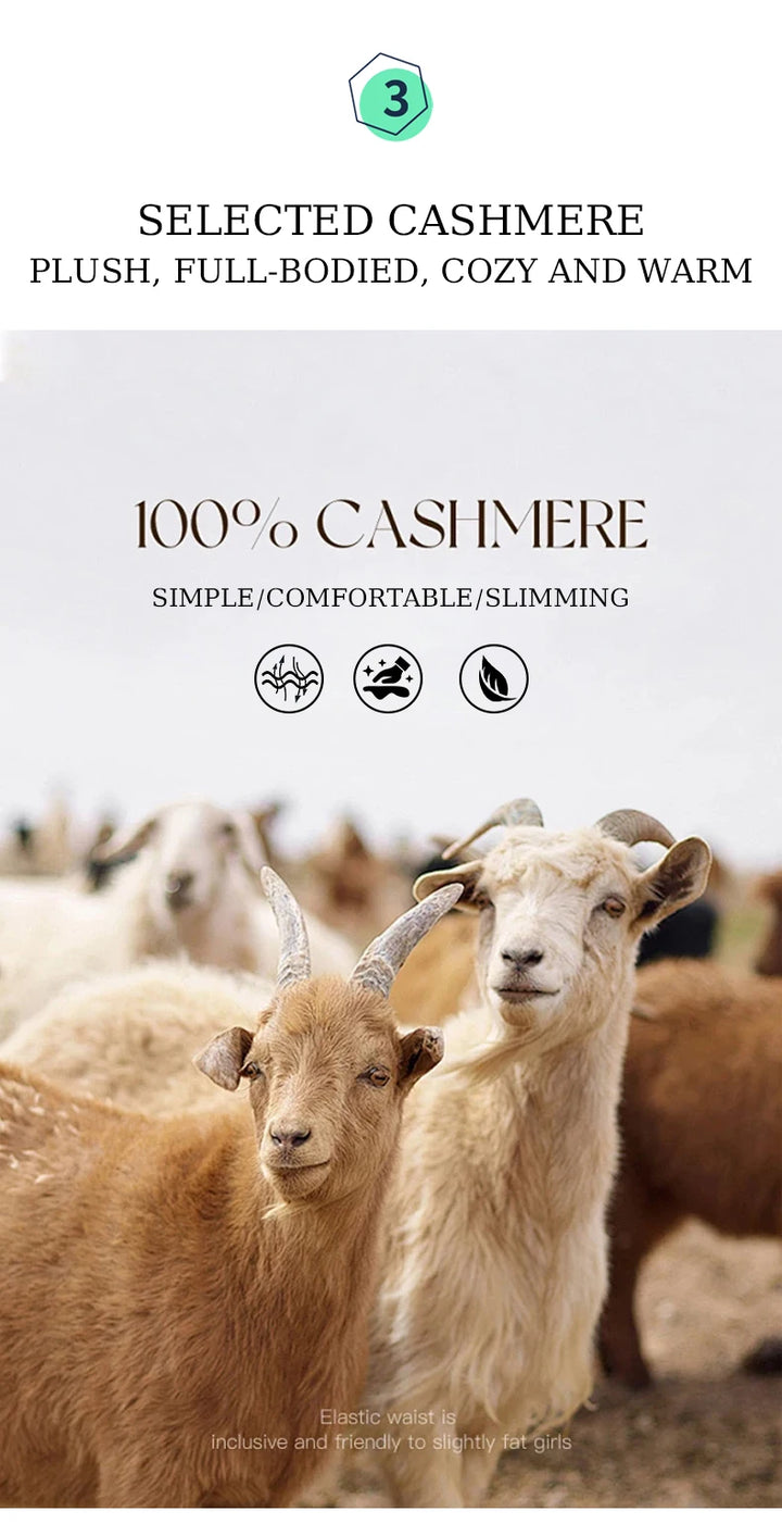 Premium Cashmere Blend Knitting Yarn Set – Medium-Fine Soft Wool Yarn for Sweaters, Scarves, Hats & Shawls (6 Main + 6 Elastic Threads)