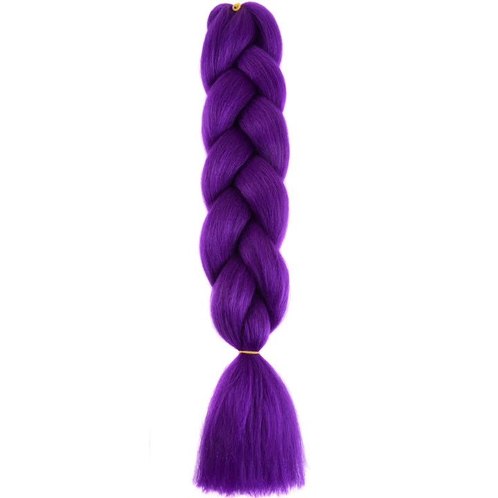 24 Inch Jumbo Braids Extensions – Synthetic Afro Ombre Kanekalon Braiding Hair for Children 22