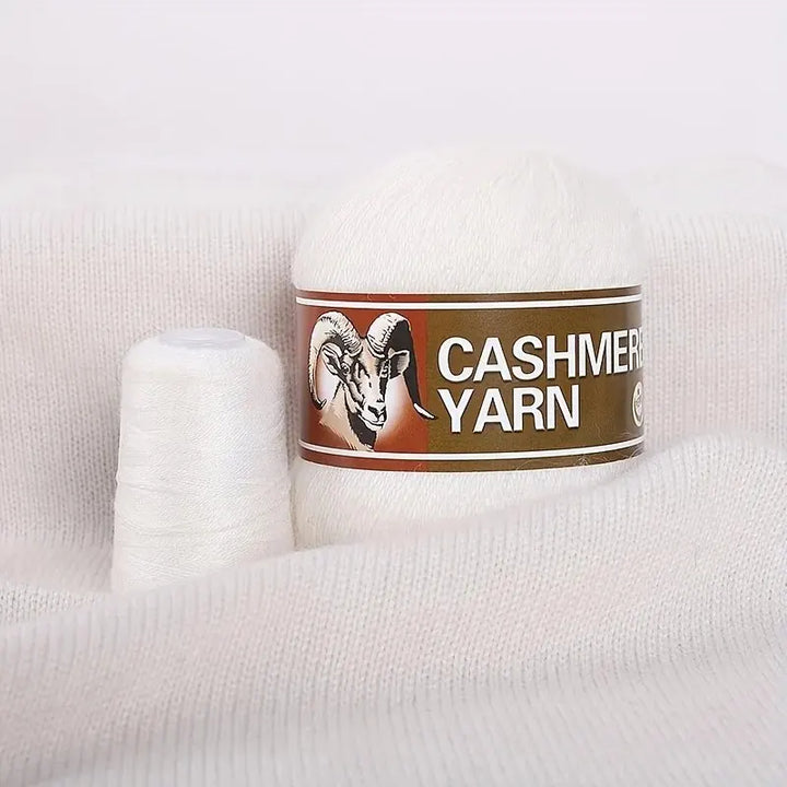 Cashmere Knitting Yarn Balls (6 Pack) – Soft Luxury Yarn for Sweaters, Hats, Scarves & DIY Crafts