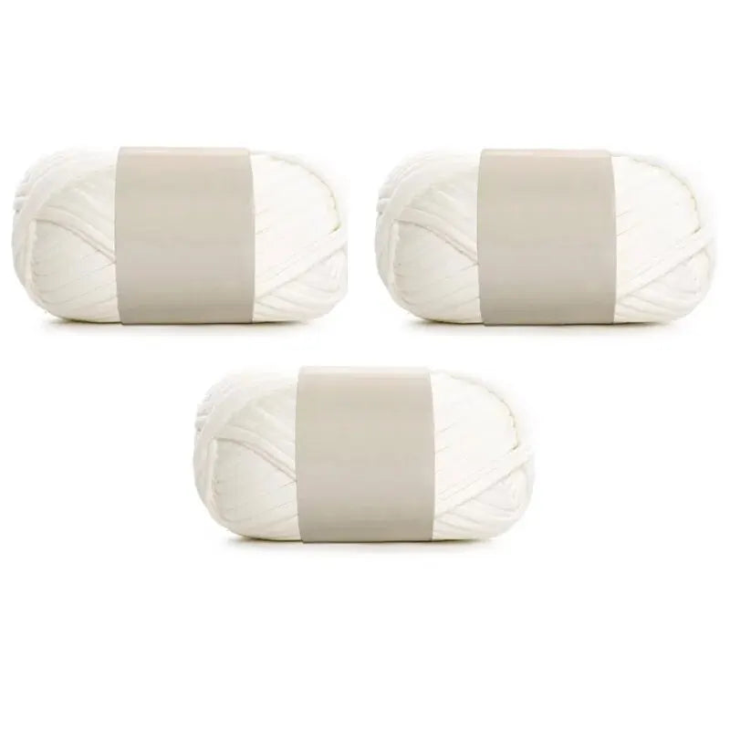3PC 300g Thick Fabric Yarn – Soft Colored DIY Yarn for Carpets, Bags, Toys & Slippers
