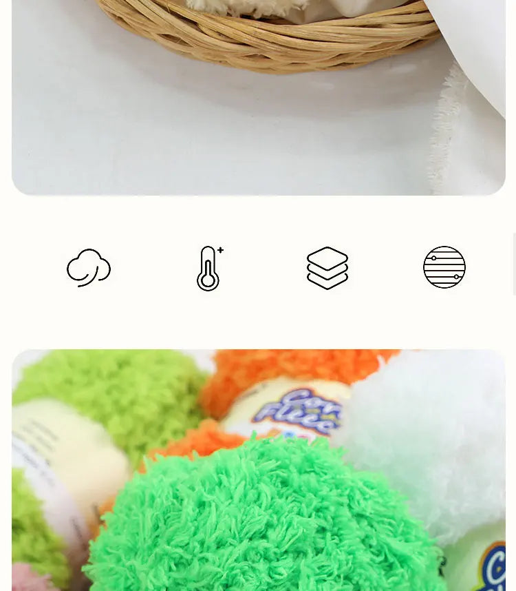 Soft Coral Yarn – Fluffy, Skin-Friendly Knitting Yarn for Sweaters, Scarves & DIY Winter Wearables