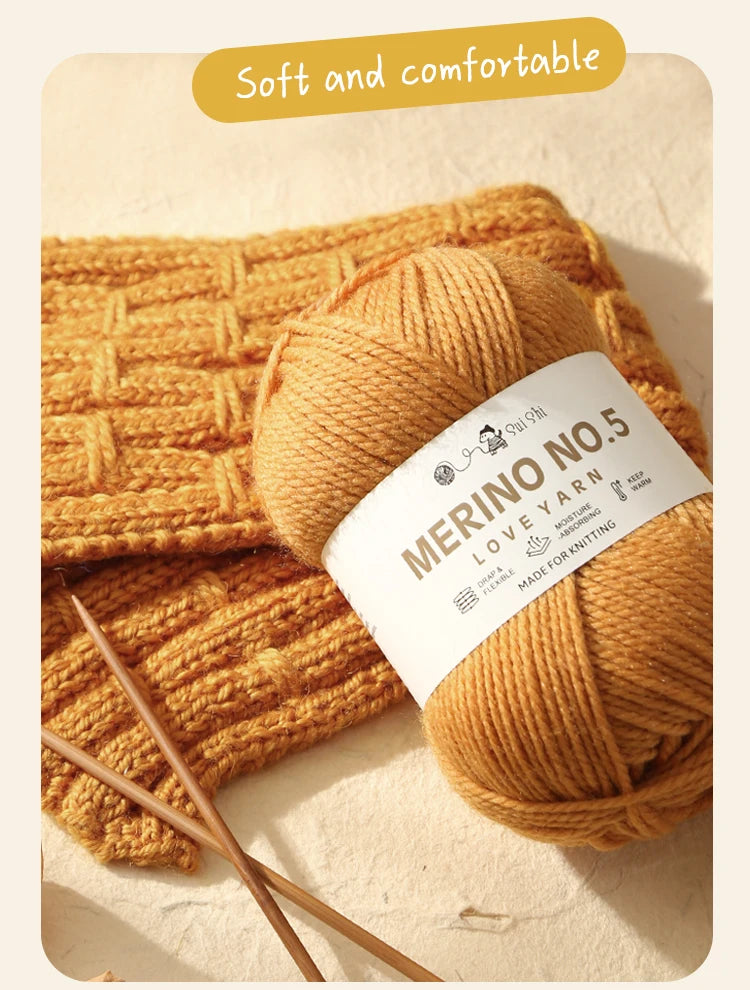 400g Alpaca Wool Blend Yarn Set (4 Pieces) – 245 Stick-Needle Medium-Thick Yarn for Sweaters, Coats, Scarves & DIY Crafts