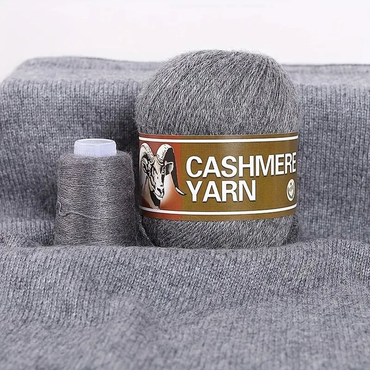 Cashmere Knitting Yarn Balls (6 Pack) – Soft Luxury Yarn for Sweaters, Hats, Scarves & DIY Crafts