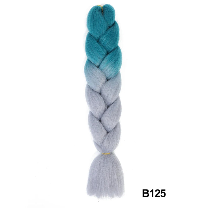 Synthetic 24 Inch 100g Ombre Jumbo Braiding Hair – Kanekalon Twist Extensions