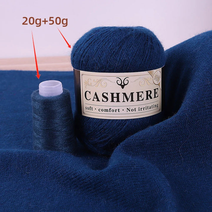 Cashmere Yarn for Hand Knitting – Soft Luxury Yarn for Sweaters, Woolen Garments & Handmade Crafts
