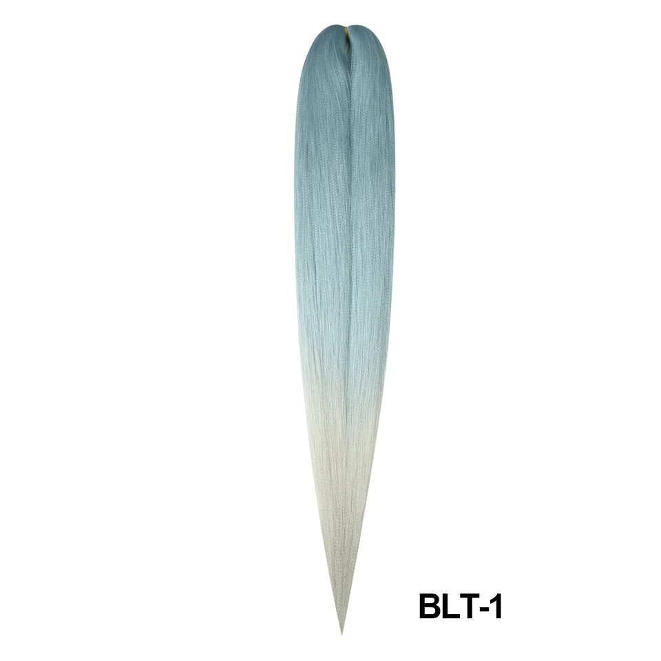 Synthetic Kanekalon Jumbo Braiding Hair – New Ice Blue & Pink Twist Series