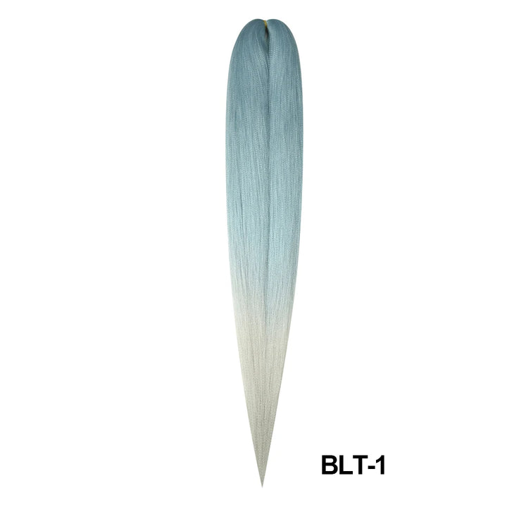 Synthetic Kanekalon Jumbo Braiding Hair – New Ice Blue & Pink Twist Series