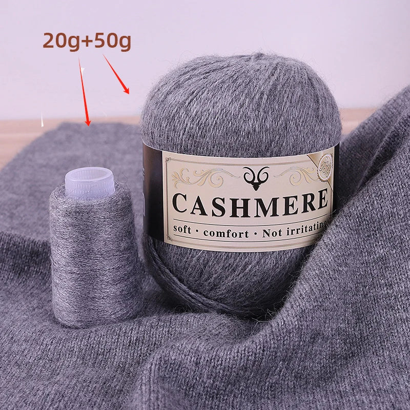 Cashmere Yarn for Hand Knitting – Soft Luxury Yarn for Sweaters, Woolen Garments & Handmade Crafts
