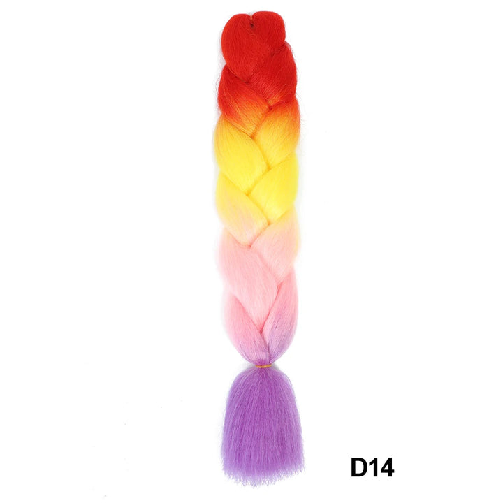 Synthetic 24 Inch 100g Ombre Jumbo Braiding Hair – Kanekalon Twist Extensions