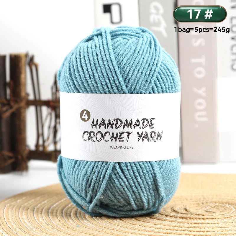 High-Quality 4-Ply Acrylic Yarn – Soft & Lightweight Knitting Yarn for Sweaters, Scarves, Coats, Gloves & DIY Crafts