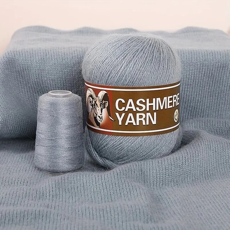 Cashmere Knitting Yarn Balls (6 Pack) – Soft Luxury Yarn for Sweaters, Hats, Scarves & DIY Crafts
