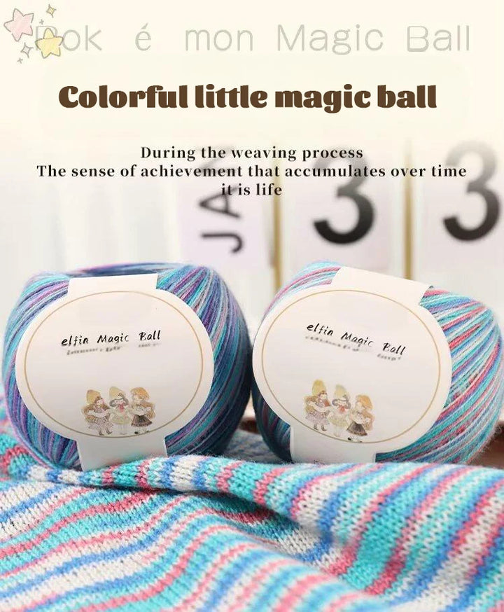 300g Premium Gradient Fine Wool Yarn – Soft Knitting & Crochet Yarn for Sweaters, Scarves, Hats & Shawls (DIY Craft Yarn Balls)