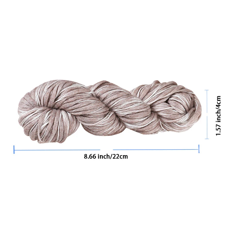 Fancy Twisted Cashmere Yarn – Irregular Imitation Bean Yarn for Hand-Knitting Sweaters, Cardigans, Shawls & DIY Crafts