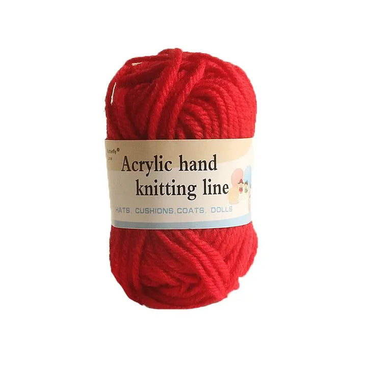 Multi-Color Kindergarten DIY Yarn Set – 160g Colorful Yarn Balls for Kids’ Crafts