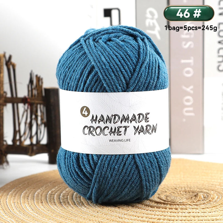 High-Quality 4-Ply Acrylic Yarn – Soft & Lightweight Knitting Yarn for Sweaters, Scarves, Coats, Gloves & DIY Crafts