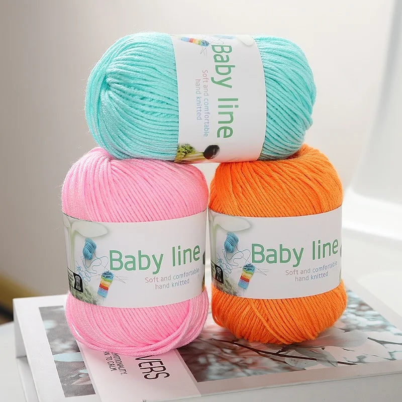 500g Soft Medium-Thick Knitting Yarn Set (10 Pieces) – Cozy Yarn for Sweaters, Hats, Scarves & Crochet Projects