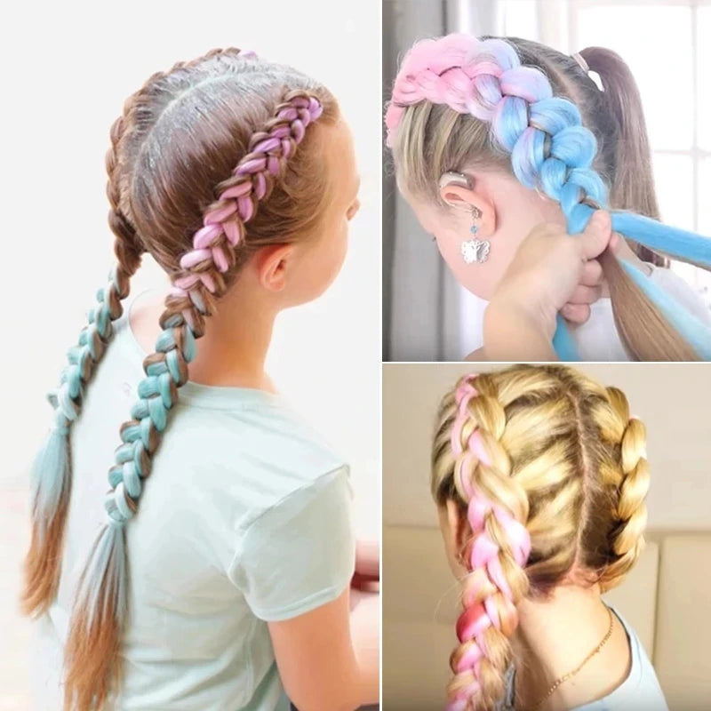 Synthetic 24 Inch 100g Ombre Jumbo Braiding Hair – Kanekalon Twist Extensions