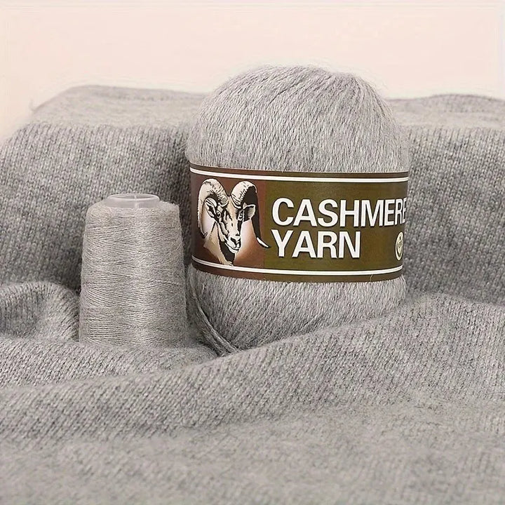 Cashmere Knitting Yarn Balls (6 Pack) – Soft Luxury Yarn for Sweaters, Hats, Scarves & DIY Crafts
