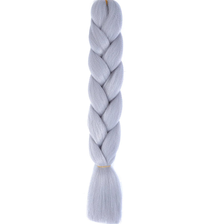 24 Inch Jumbo Braids Extensions – Synthetic Afro Ombre Kanekalon Braiding Hair for Children 22