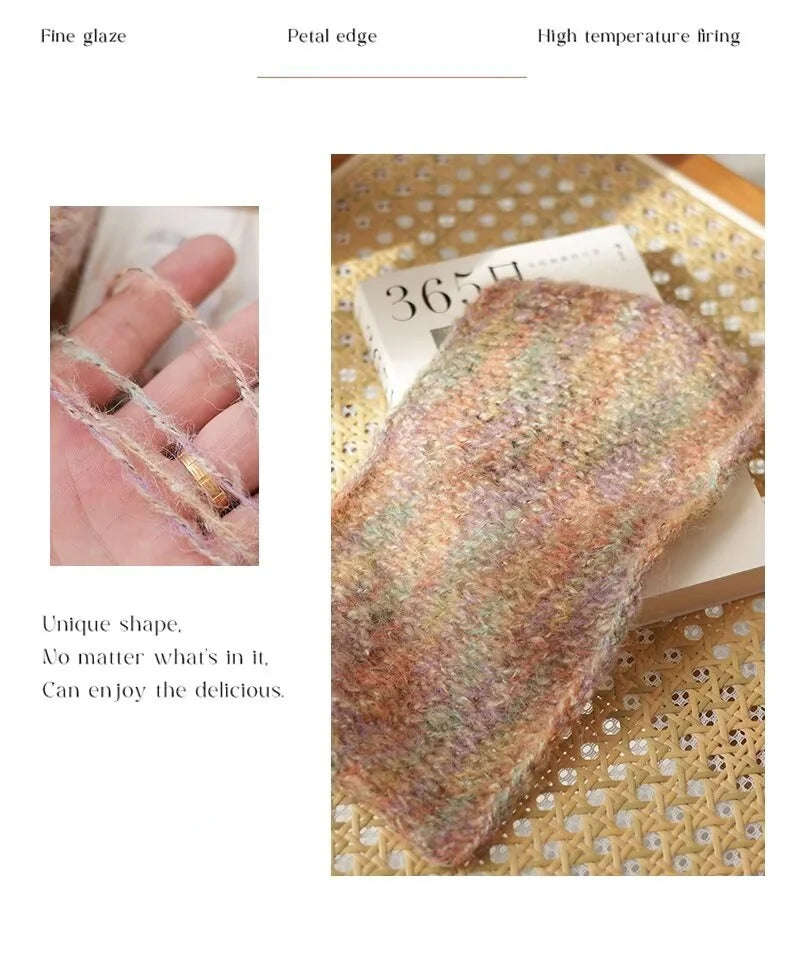 250g Colorful Mohair Alpaca Yarn Set (10 Pieces) – Soft Medium-Thick Yarn for Sweaters, Coats, Shawls & DIY Crafts