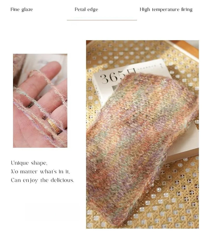 250g Colorful Mohair Alpaca Yarn Set (10 Pieces) – Soft Medium-Thick Yarn for Sweaters, Coats, Shawls & DIY Crafts