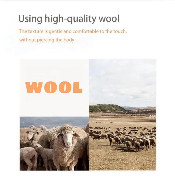 300g Gradient Long-Section Dyed Wool Yarn Set (3 Pieces) – Soft Hand-Knitting Yarn for Sweaters, Shawls, Hats & Scarves