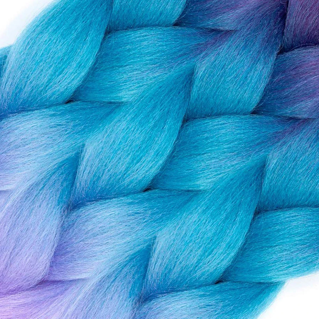 Synthetic African Ombre Braiding Hair – 3PCS Pre-Stretched High Temperature Fiber