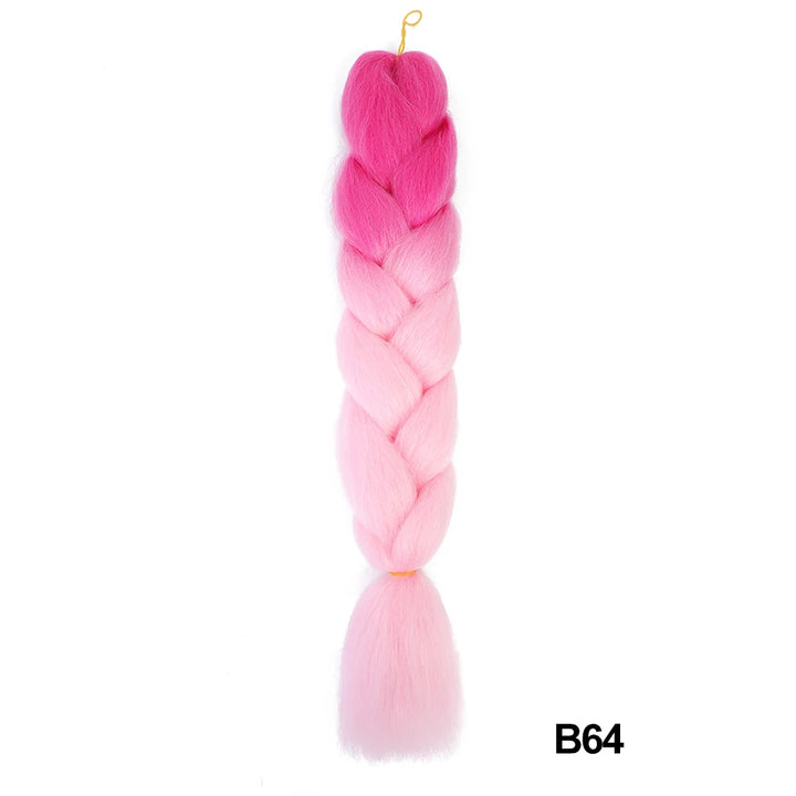 Synthetic 24 Inch 100g Ombre Jumbo Braiding Hair – Kanekalon Twist Extensions