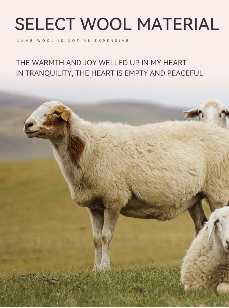 Very Soft Lamb Wool Yarn – Medium-Thick High-Quality Wool for Knitting Sweaters, Scarves & Accessories