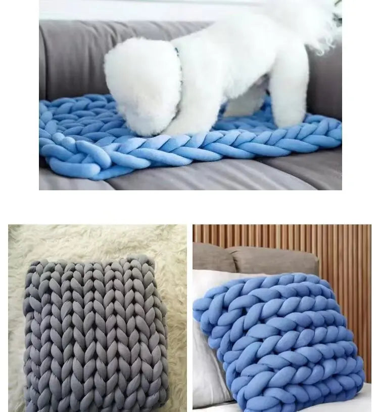 Extra Thick Icelandic Yarn – Super Bulky Easy-Knit Yarn for Cat Beds, Bags & Home Crafts