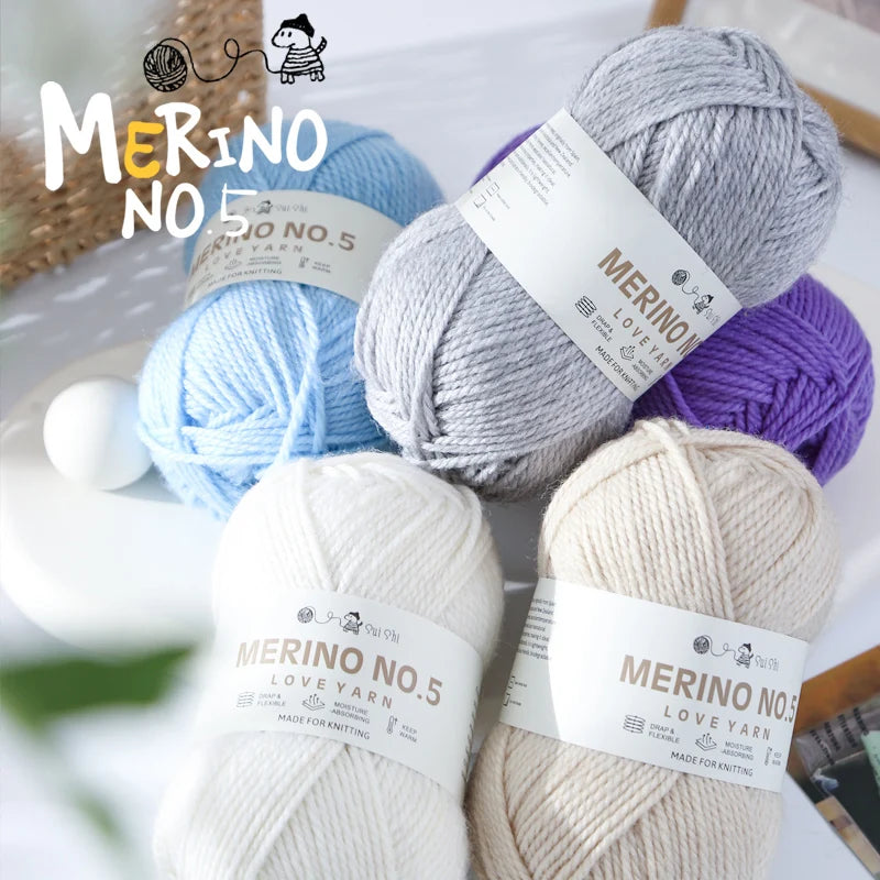 400g Alpaca Wool Blend Yarn Set (4 Pieces) – 245 Stick-Needle Medium-Thick Yarn for Sweaters, Coats, Scarves & DIY Crafts