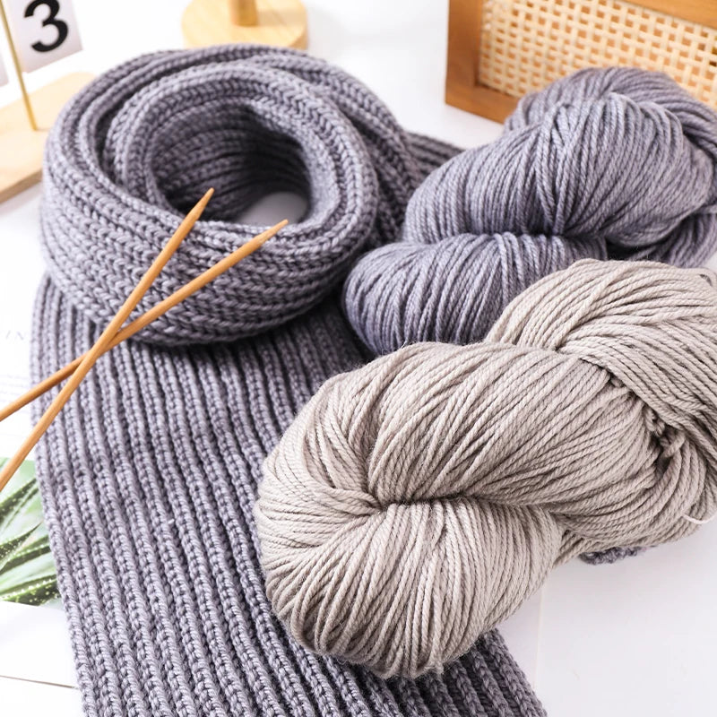 600g Thick Alpaca Wool Yarn Set (2 Pieces) – Premium Knitting Yarn for Sweaters, Scarves, Hats & DIY Crafts