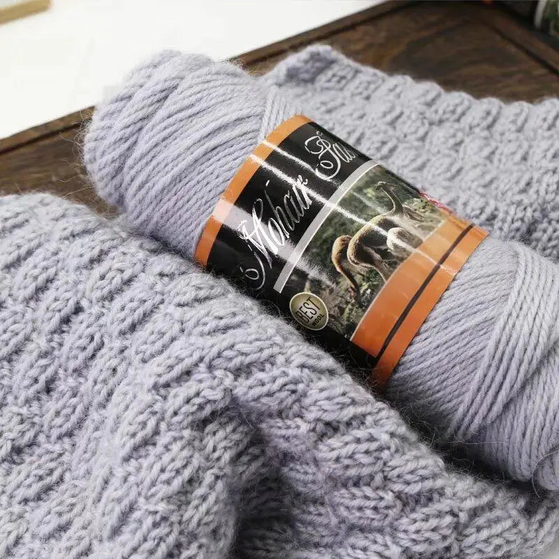 300g Colorful Mohair Alpaca Yarn – Soft Knitting Yarn for Sweaters, Scarves, Hats & DIY Crafts