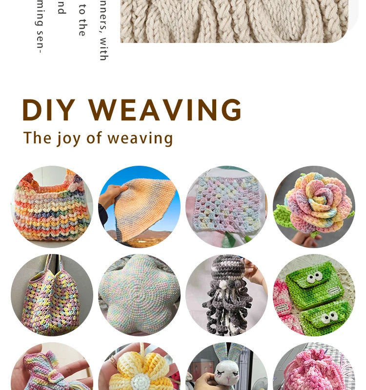 High-Quality 4-Ply Acrylic Yarn – Soft & Lightweight Knitting Yarn for Sweaters, Scarves, Coats, Gloves & DIY Crafts