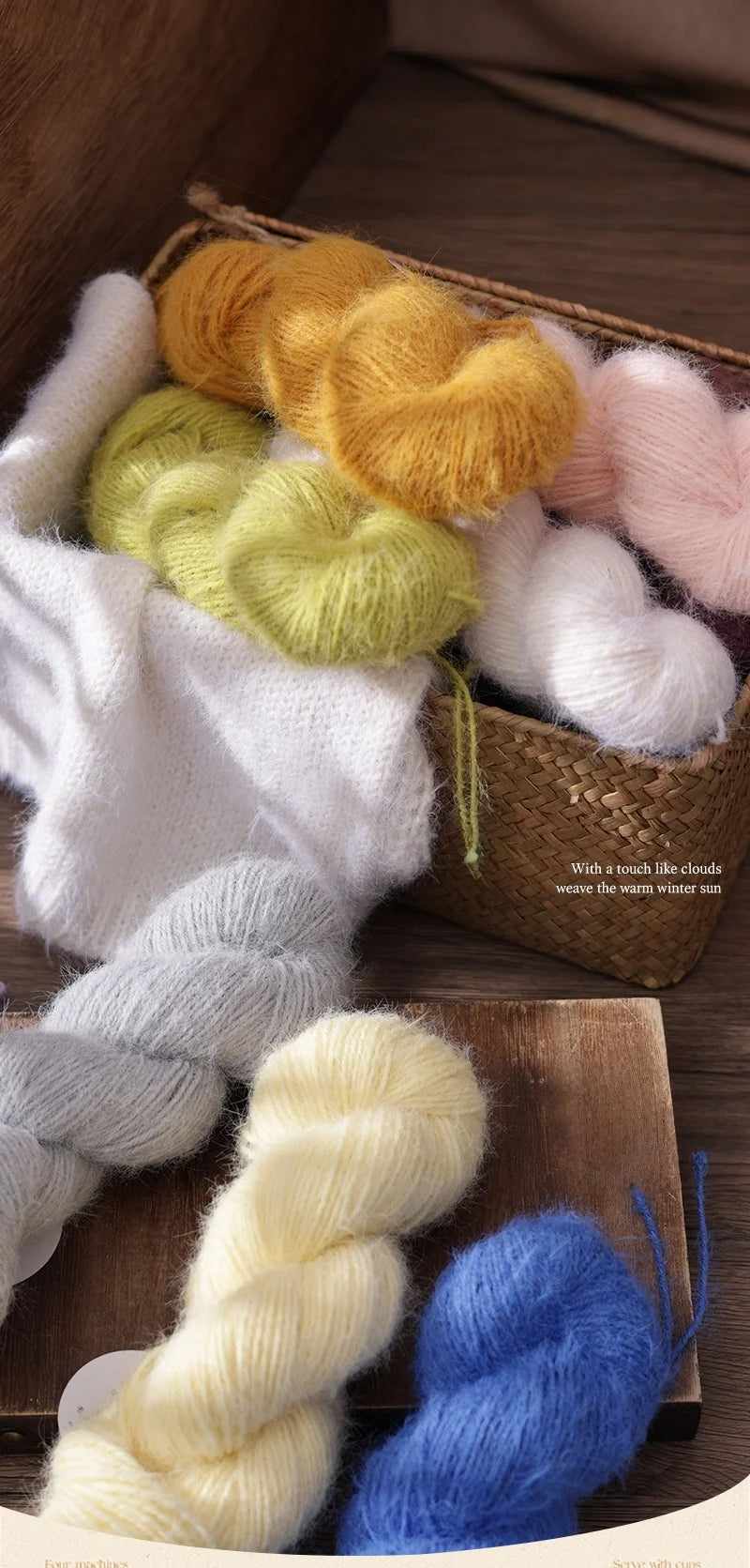190g Colorful Gold Silk Acrylic Yarn – Medium-Thick Shiny Yarn for Bags, Cushions, Shoes & DIY Crafts
