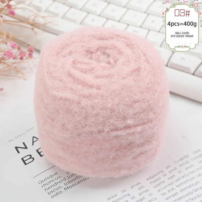 400g Soft Warm Knitting Yarn (4 Pack) – Medium Thick Yarn for Sweaters, Scarves, Hats & DIY Crafts